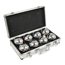 Load image into Gallery viewer, Deluxe Boules Bocce 8 Alloy Ball Set with Case
