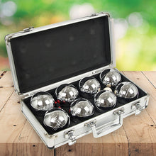 Load image into Gallery viewer, Deluxe Boules Bocce 8 Alloy Ball Set with Case
