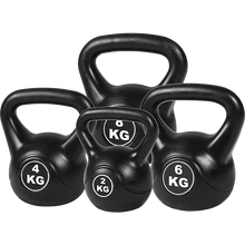 Load image into Gallery viewer, 4pcs Exercise Kettle Bell Weight Set 20KG
