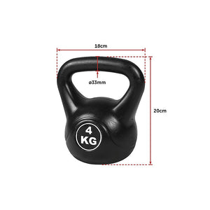 4pcs Exercise Kettle Bell Weight Set 20KG