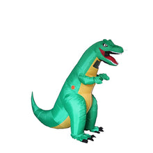 Load image into Gallery viewer, Dinosaur T-Rex Fancy Dress Fan Inflatable Costume Tyrannosaurus Suit
