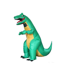 Load image into Gallery viewer, Dinosaur T-Rex Fancy Dress Fan Inflatable Costume Tyrannosaurus Suit
