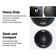 Load image into Gallery viewer, 10kg Slam Ball No Bounce Crossfit Fitness MMA Boxing BootCamp.
