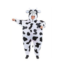 Load image into Gallery viewer, Cow Fancy Dress Fan Inflatable Costume Suit
