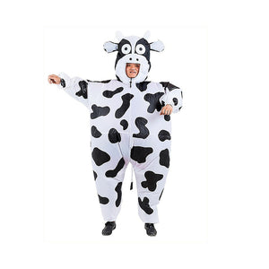 Cow Fancy Dress Fan Inflatable Costume Suit