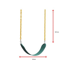 Load image into Gallery viewer, 2 Pack Swings Seats Heavy Duty 66&quot; Chain Plastic Coated Playground Swing
