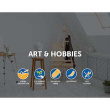 Load image into Gallery viewer, Tabletop Easel Wood Studio H-Frame Artist Art Display Painting Shop Tripod Stand Wedding
