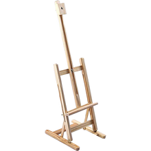 Load image into Gallery viewer, Tabletop Easel Wood Studio H-Frame Artist Art Display Painting Shop Tripod Stand Wedding
