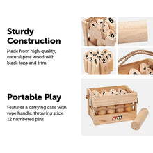 Load image into Gallery viewer, Number Toss Wooden Set Outdoor Games with Carry Case
