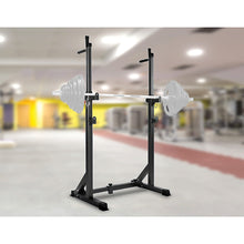 Load image into Gallery viewer, Commercial Squat Rack Adjustable Pair Fitness Exercise Weight Lifting Gym Barbell Stand
