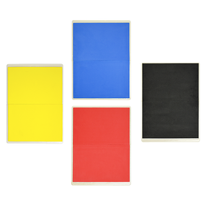 Martial Arts Supply Rebreakable Board Taekwondo, MMA, Karate-Set: Yellow, Blue, Red & Black