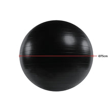 Load image into Gallery viewer, 75cm Static Strength Exercise Stability Ball with Pump
