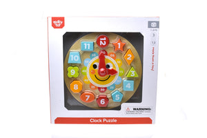 Childs learn the time clock playset