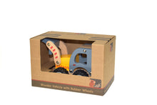 Load image into Gallery viewer, Wooden bobcat excavator with movable parts-large: 15 cm length.
