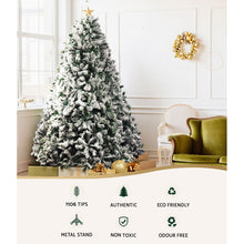 Load image into Gallery viewer, Christmas Tree 2.1M Xmas Trees Decorations Snowy 1106 Tips
