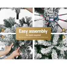 Load image into Gallery viewer, Christmas Tree 2.1M Xmas Trees Decorations Snowy 1106 Tips
