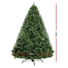 Load image into Gallery viewer, Jingle Jollys 2.1M 6FT 200cm Christmas Tree Xmas Decoration Home Decor 1250 Tips Green
