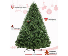 Load image into Gallery viewer, Jingle Jollys 2.1M 7FT Christmas Tree Xmas Decoration Home Decor 1250 Tips Green

