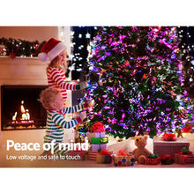 Load image into Gallery viewer, Jingle Jollys 2.1M 7FT LED Christmas Tree Xmas Optic Fiber Multi Colour Lights.
