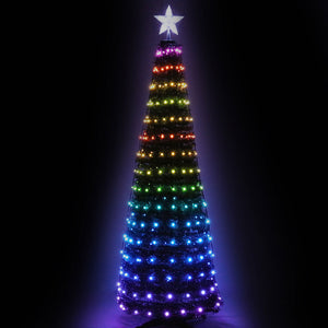 Christmas Tree 1.8M 298 LED Xmas Multi Colour Lights Optic Fibre