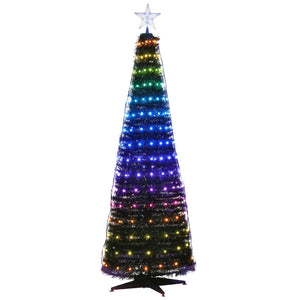 Christmas Tree 1.8M 298 LED Xmas Multi Colour Lights Optic Fibre