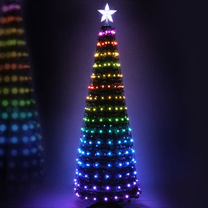 Christmas Tree 1.8M 298 LED Xmas Multi Colour Lights Optic Fibre