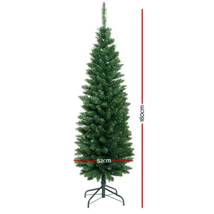 Jingle Jollys Christmas Tree 1.8M Xmas Trees Green Decorations 300 Tips