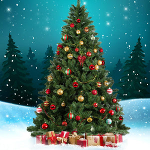 Jingle Jollys 6FT Christmas Tree - Green 180 cm high