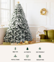 Load image into Gallery viewer, Christmas Tree 2.1M Xmas Trees Decorations Snowy 859 Tips
