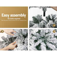 Load image into Gallery viewer, Christmas Tree 2.1M Xmas Trees Decorations Snowy 859 Tips
