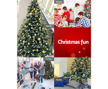 Load image into Gallery viewer, Jingle Jollys 8FT Christmas Snow Tree - Green_240cm tall 140cm wide Large size
