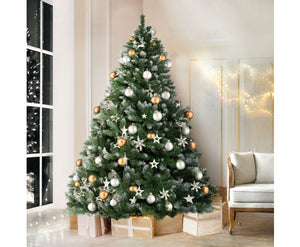 8FT Christmas Snow Tree - Green_225cm tall 145cm wide Large and wide-2 m high-last 2 in stock!