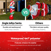 Load image into Gallery viewer, Christmas Inflatable Candy Pole 2.4M Lights Outdoor Decorations
