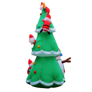 Christmas Inflatable Santa Tree 5M Outdoor Xmas Decorations Lights