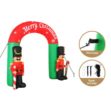 Load image into Gallery viewer, Christmas Inflatable Nutcracker Archway 3M Outdoor Decorations
