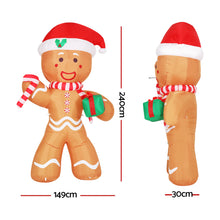 Load image into Gallery viewer, Christmas Inflatable Bear Doll 3M Outdoor Decorations Lights
