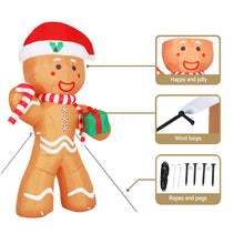 Load image into Gallery viewer, Christmas Inflatable Bear Doll 3M Outdoor Decorations Lights
