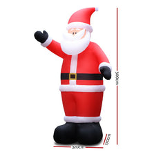 Load image into Gallery viewer, Massive Giant 5 Metre high Christmas Inflatable Santa Decorations Outdoor Air-Power Light
