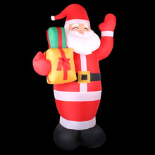 Load image into Gallery viewer, Christmas Inflatable Santa 2.4M Outdoor Xmas Decorations Lights
