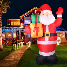 Load image into Gallery viewer, Christmas Inflatable Santa 2.4M Outdoor Xmas Decorations Lights
