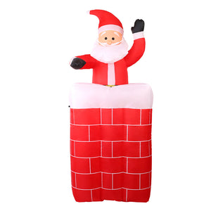 Christmas Inflatable Pop Up Santa 1.8M OutdoorDecorations Lights