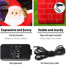 Load image into Gallery viewer, Christmas Inflatable Pop Up Santa 1.8M OutdoorDecorations Lights
