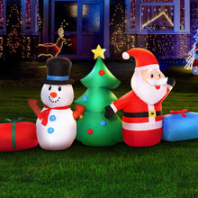 Load image into Gallery viewer, Christmas Inflatable Tree Snowman Lights 2.7M Outdoor Decorations
