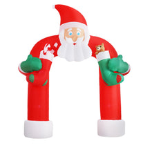 Load image into Gallery viewer, Christmas Inflatable Santa Archway 2.3M Outdoor Decorations Lights
