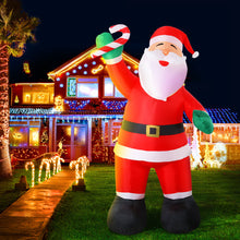 Load image into Gallery viewer, Christmas Inflatable Santa 3M Xmas Outdoor Decorations LED Lights
