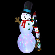 Load image into Gallery viewer, Christmas Inflatable Snowman 2.4M Xmas Lights Outdoor Decorations
