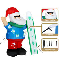 Load image into Gallery viewer, Christmas Inflatable Santa 1.6M Outdoor Xmas Decorations Lights
