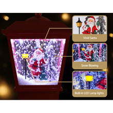 Load image into Gallery viewer, 1.8M Christmas Lamp Post Lights with Falling Snow Street Red Decor
