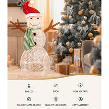 Load image into Gallery viewer, Christmas Lights LED Rope Light Snowman 97CM Motif 3D Decoration
