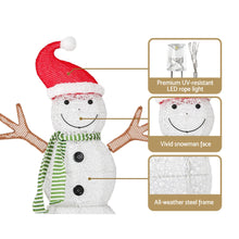 Load image into Gallery viewer, Christmas Lights LED Rope Light Snowman 97CM Motif 3D Decoration
